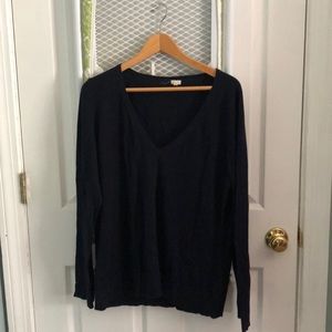 J. Crew Deep V neck Sweater
